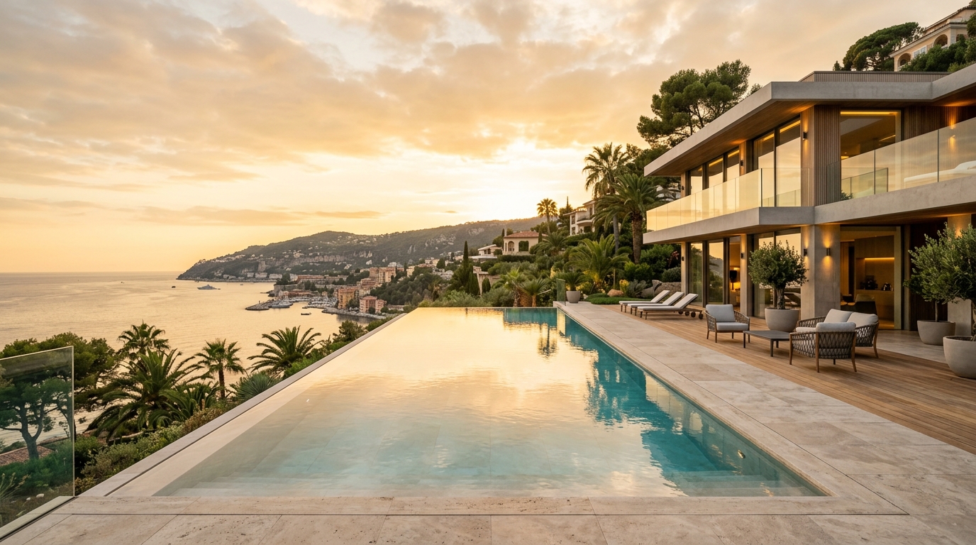 Villa de luxe sur la Côte d'Azur